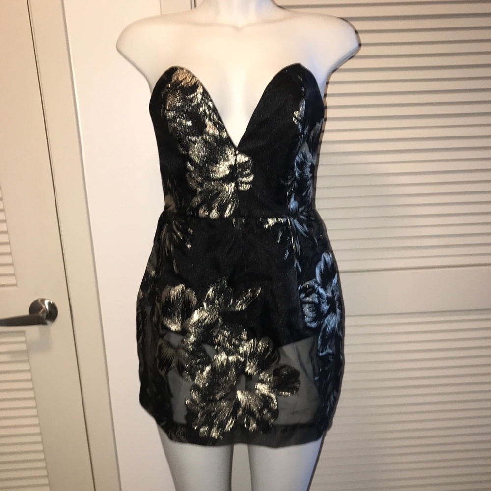 Bodysuit Mini Dress Tulle